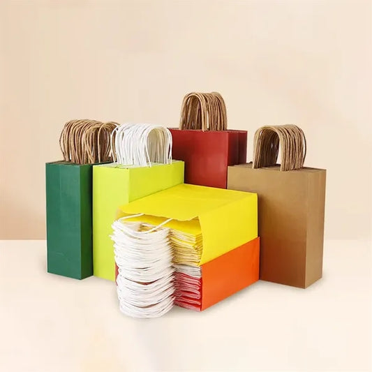 Kraft Paper Shopper Tote Bag