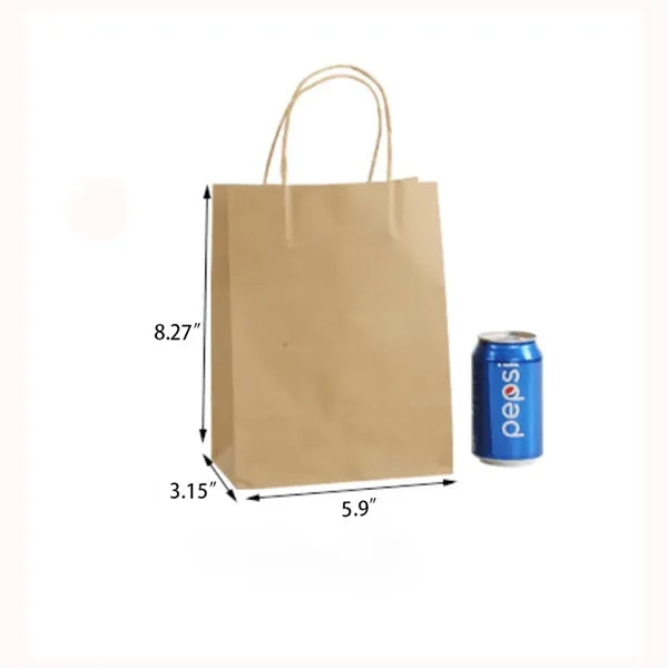 Kraft Paper Shopper Tote Bag