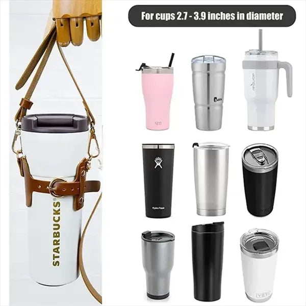 Water Bottle Bag With Shoulder Strap