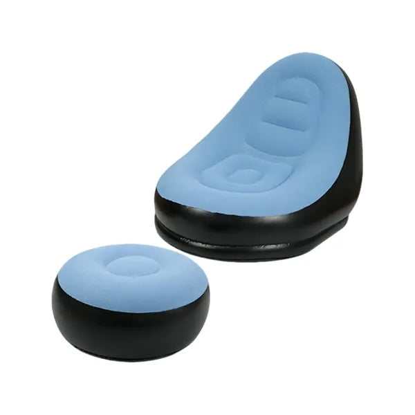 Cozy Flocked Inflatable Lounge Chair
