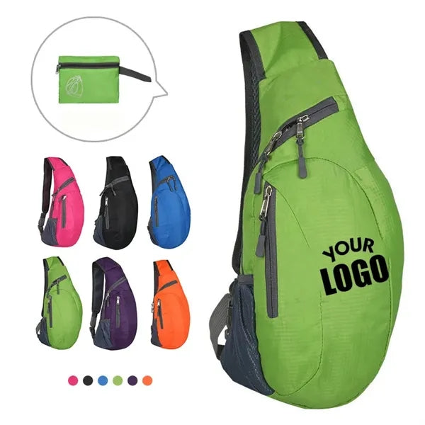 Foldable Crossbody Sling Backpack