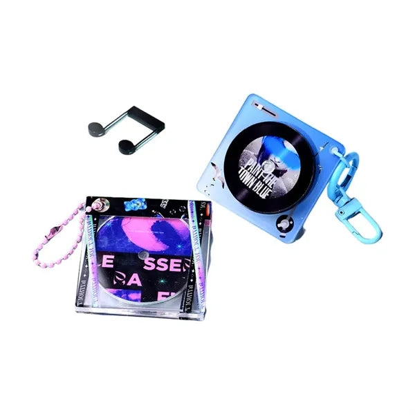 Mini Retro Tape Recorder Keychain