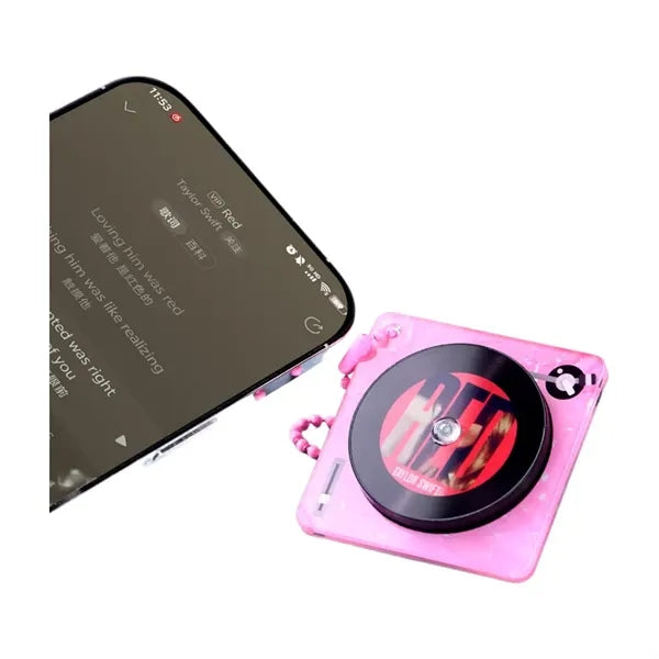 Mini Retro Tape Recorder Keychain
