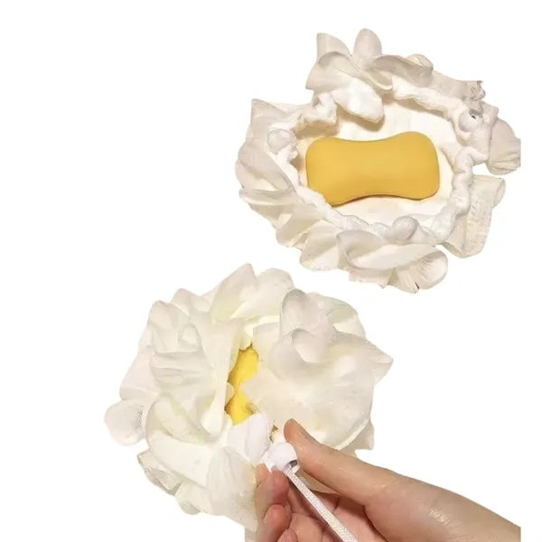 2-in-1 Exfoliation Mesh Shower Ball