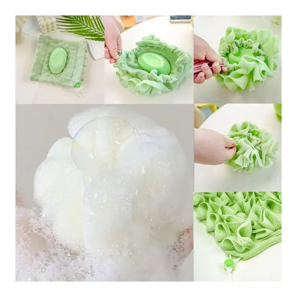 2-in-1 Exfoliation Mesh Shower Ball