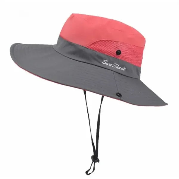 Two Tunes Women's Summer Sun - Protective Hat with a Hole fo