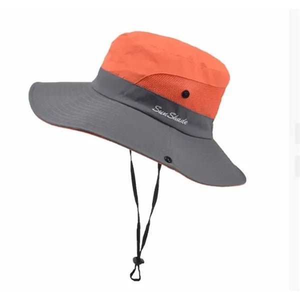 Two Tunes Women's Summer Sun - Protective Hat with a Hole fo