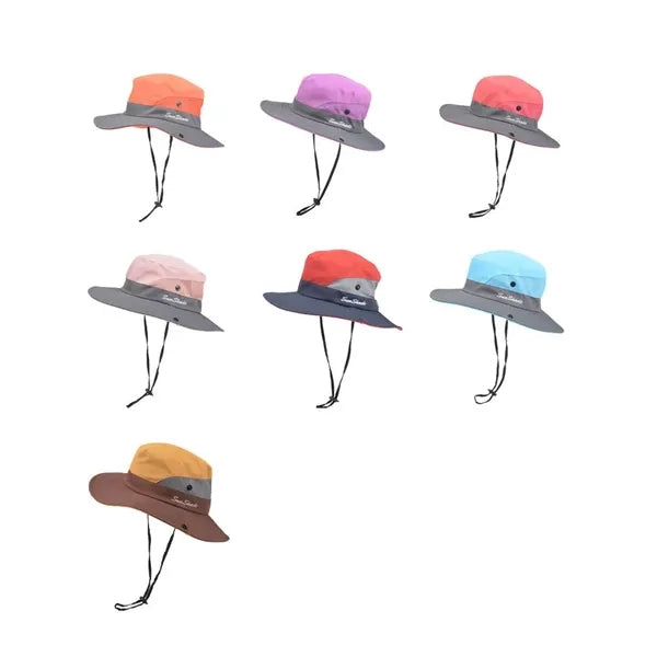 Two Tunes Women's Summer Sun - Protective Hat with a Hole fo
