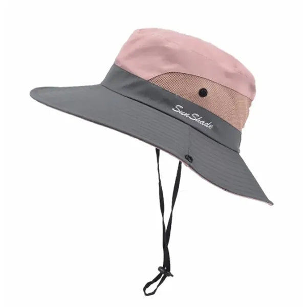Two Tunes Women's Summer Sun - Protective Hat with a Hole fo