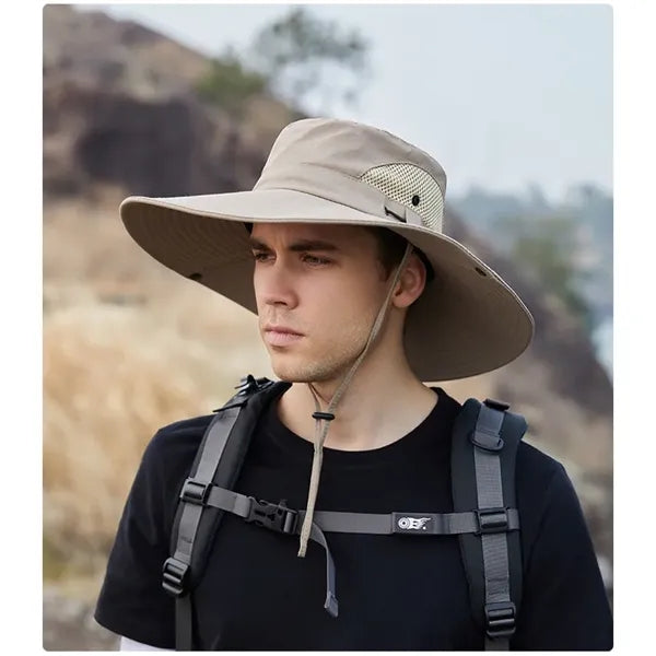 Summer Wide - Brimmed Sun Bucket Hat with Dual - Sided Breat