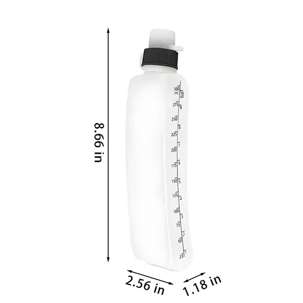 11 oz bpa-free sports running water bottle for waist belt
