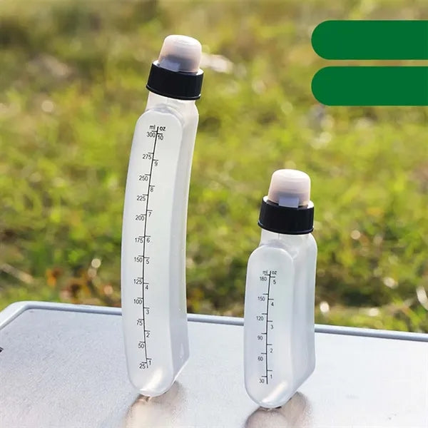 11 oz bpa-free sports running water bottle for waist belt