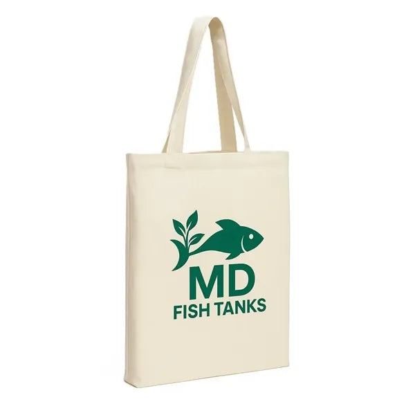 Cotton Economical Tote with 3" Gusset - Natural