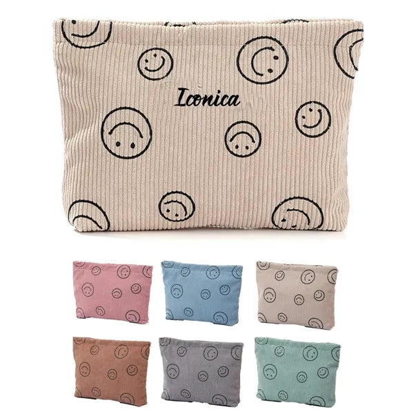 Cute Corduroy Toiletry bag