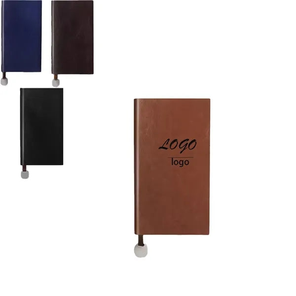 A6-sized Portable PU Soft Leather Business Notebooks