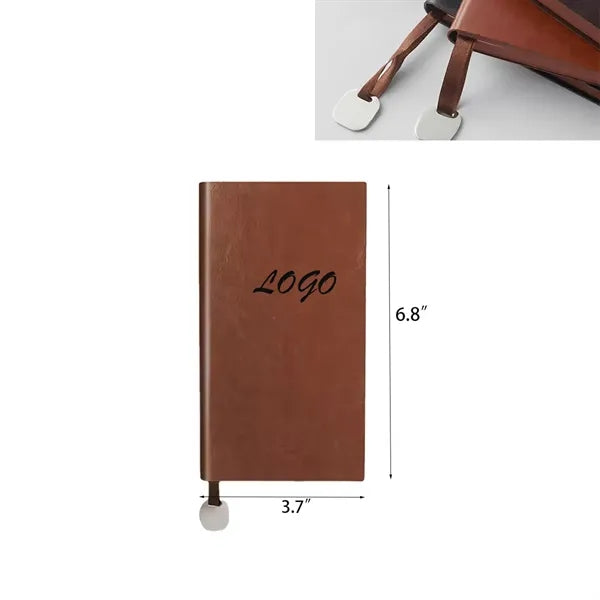 A6-sized Portable PU Soft Leather Business Notebooks