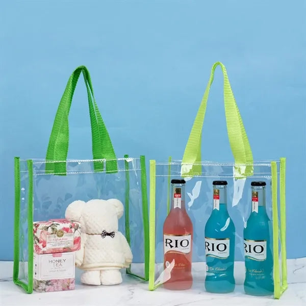 Stadium Approved Clear Transparent PVC Tote Bag