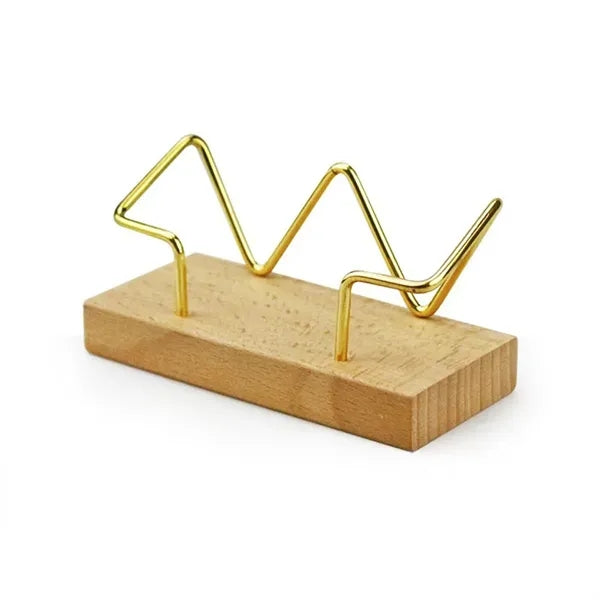 Wooden Creative Business Card Display