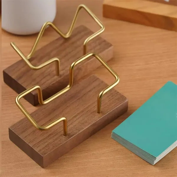 Wooden Creative Business Card Display