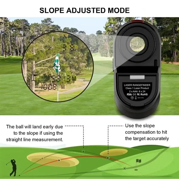 Rechargeable Multifunction Golf Laser Rangefinder