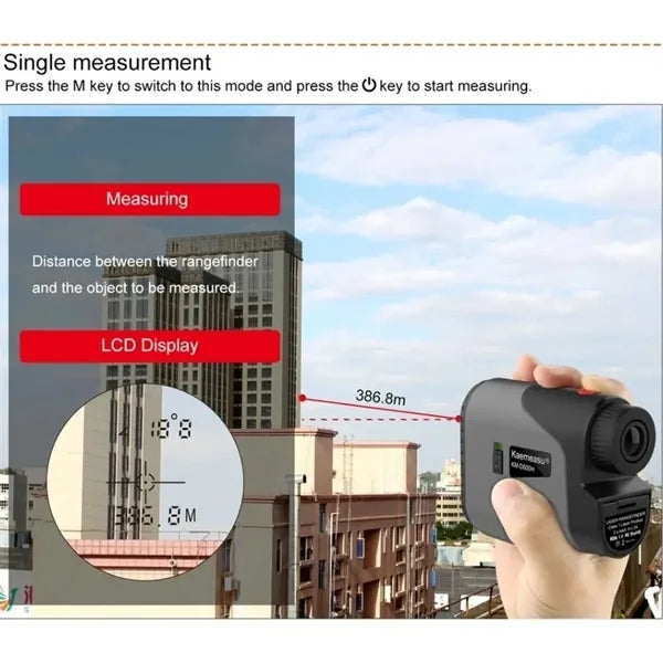 Rechargeable Multifunction Golf Laser Rangefinder