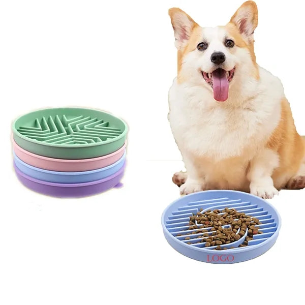 Slow Feeding Pet Silicone Bowl