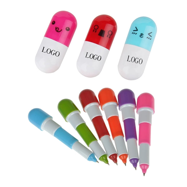 Pill Shape Ballpoint Pen