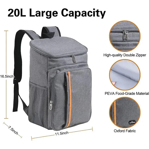 20L Leak-Proof Cooler Backpack