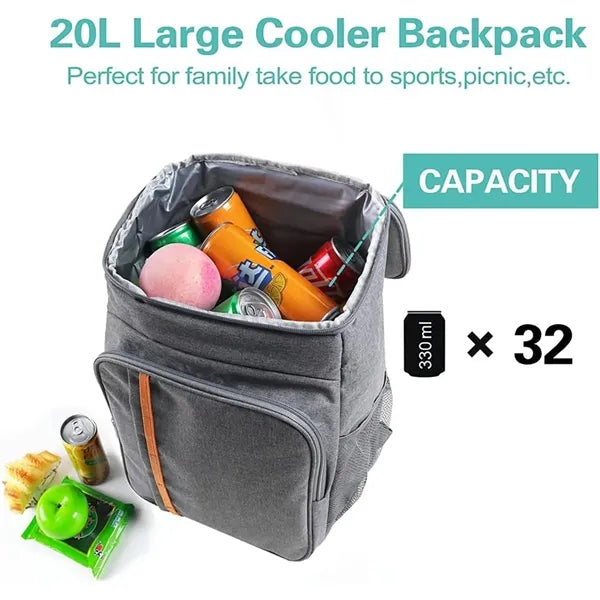 20L Leak-Proof Cooler Backpack