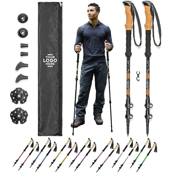Aluminum Trekking Poles with Tip Kit