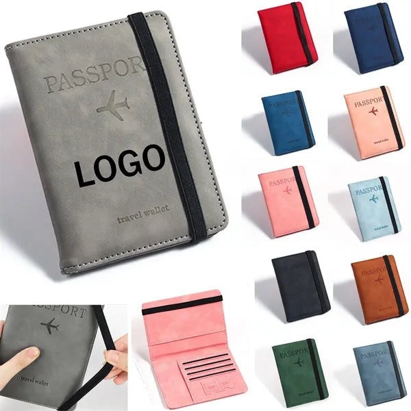 Passport Holder Travel Wallet With Card Slots
