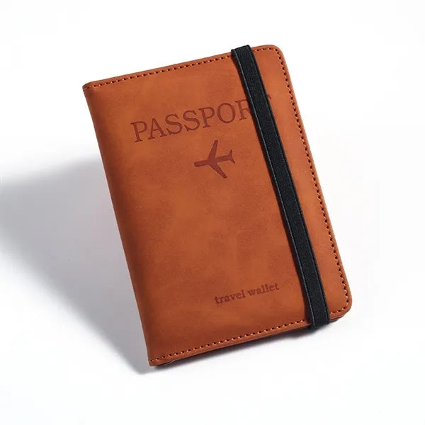 Passport Holder Travel Wallet With Card Slots