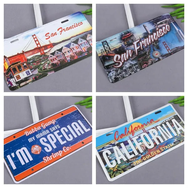 Full Color Aluminum License Plate-6" x 12"