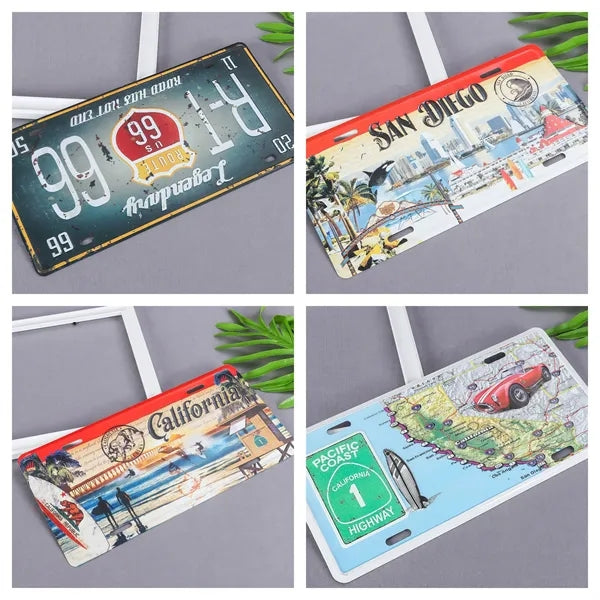 Full Color Aluminum License Plate-6" x 12"