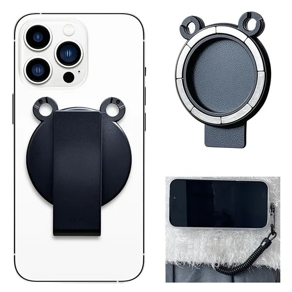 Magnetic Phone Belt Clip Holder With Anti Theft Chain