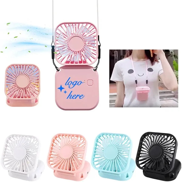 Portable Foldable Hanging Neck Fan