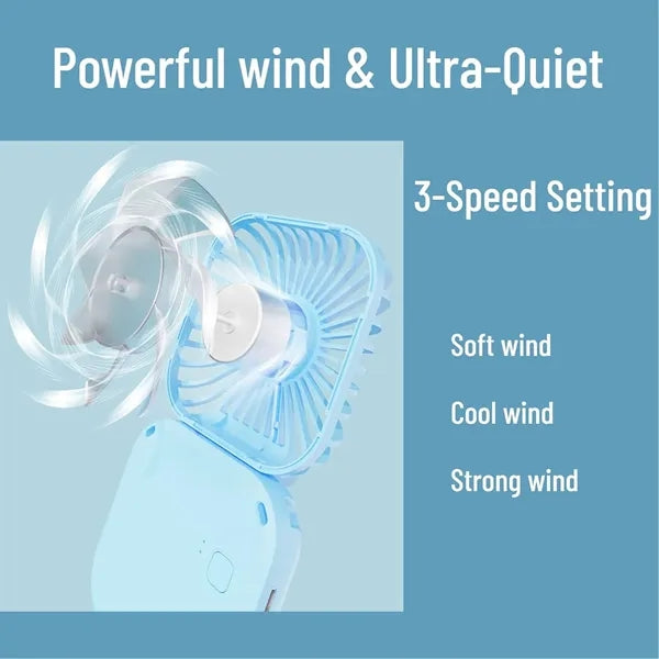 Portable Foldable Hanging Neck Fan