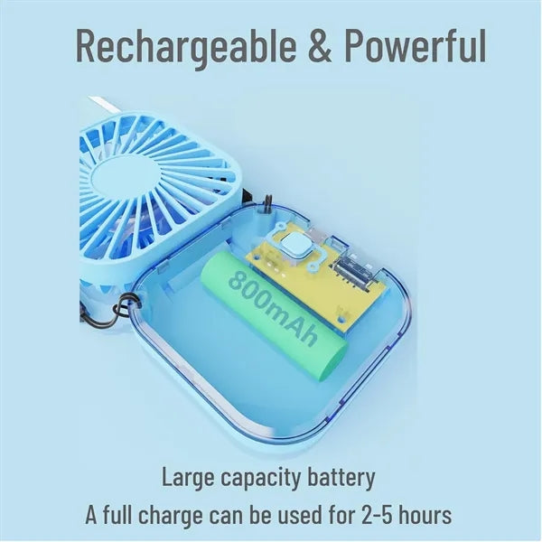 Portable Foldable Hanging Neck Fan