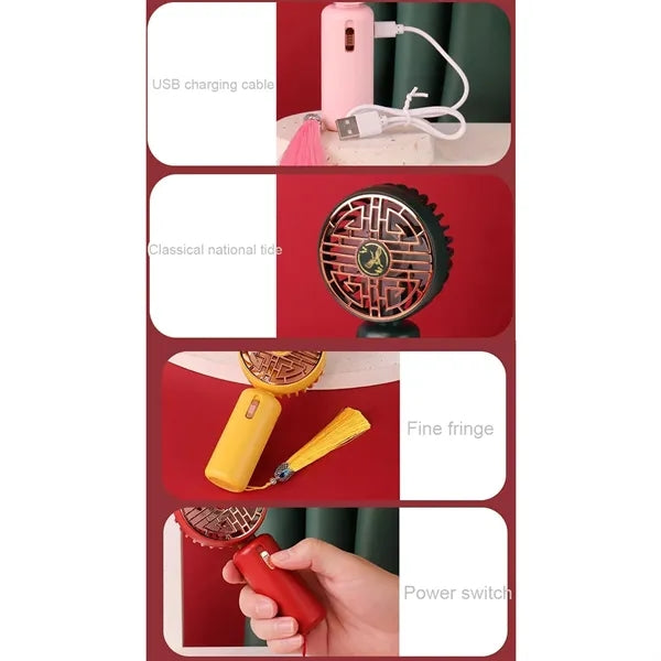Handheld Night Light Fan