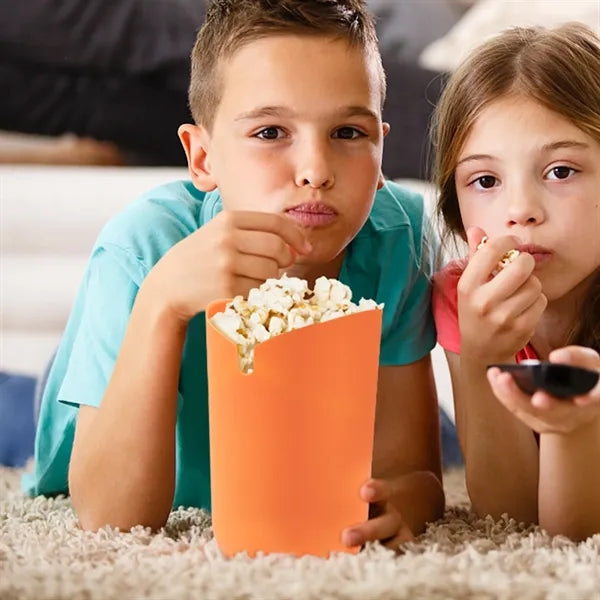 Foldable Silicone Popcorn Bucket