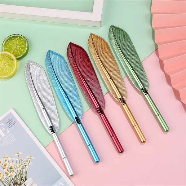 Retro Feather Gel Pen
