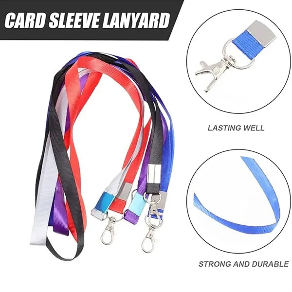 Polyester Woven Badge Lanyard