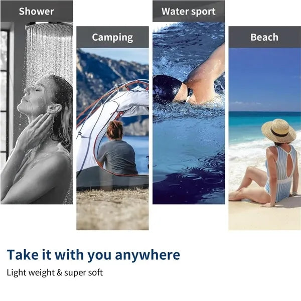 Quick-Dry Travel Beach Sun Protection Swim Towel