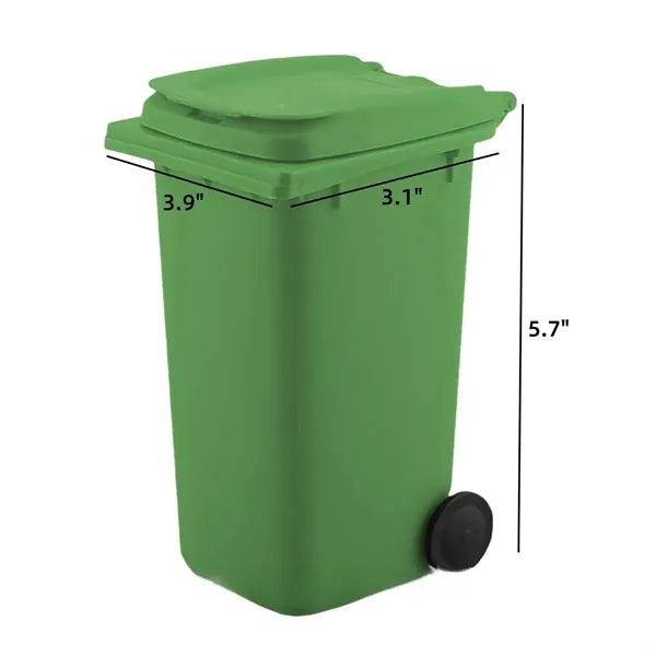 Trash Bin Style Desk Organizer Pencil Holder