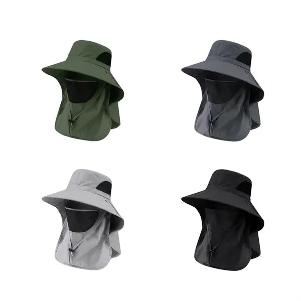 Sun Protective Breathable Detachable Fishing Hat