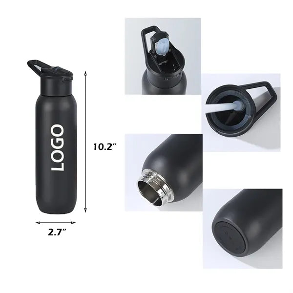 20oz Stainless Steel Insulated Sipper Bottle