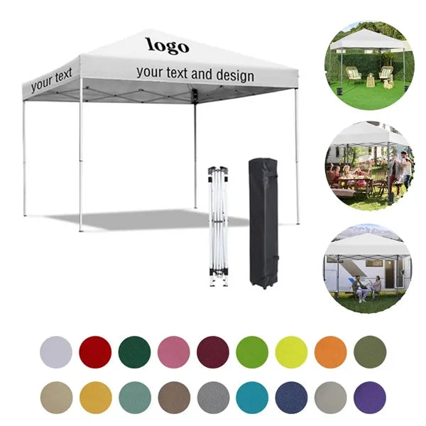 Outdoor Folding Canopy Tent With Telescopic Frame
