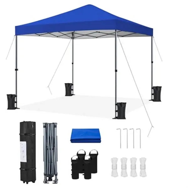 Outdoor Folding Canopy Tent With Telescopic Frame