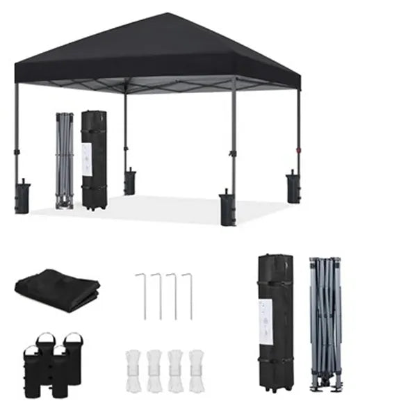 Outdoor Folding Canopy Tent With Telescopic Frame