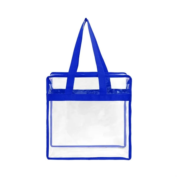 Stadium Approved Clear Transparent PVC Tote Bag